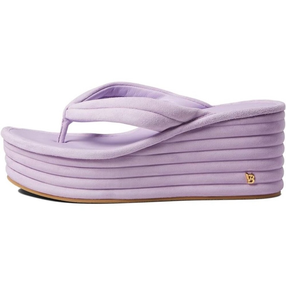 Veronica Beard Sandals Geno Lavender Platform Shoes